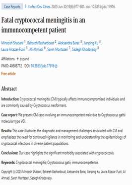 Fatal cryptococcal meningitis in an immunocompetent patient